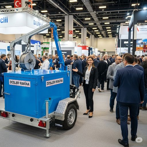 % 100 ELEKTRİKLİ  CAPSTEN KABLO ÇEKME MAKİNASI